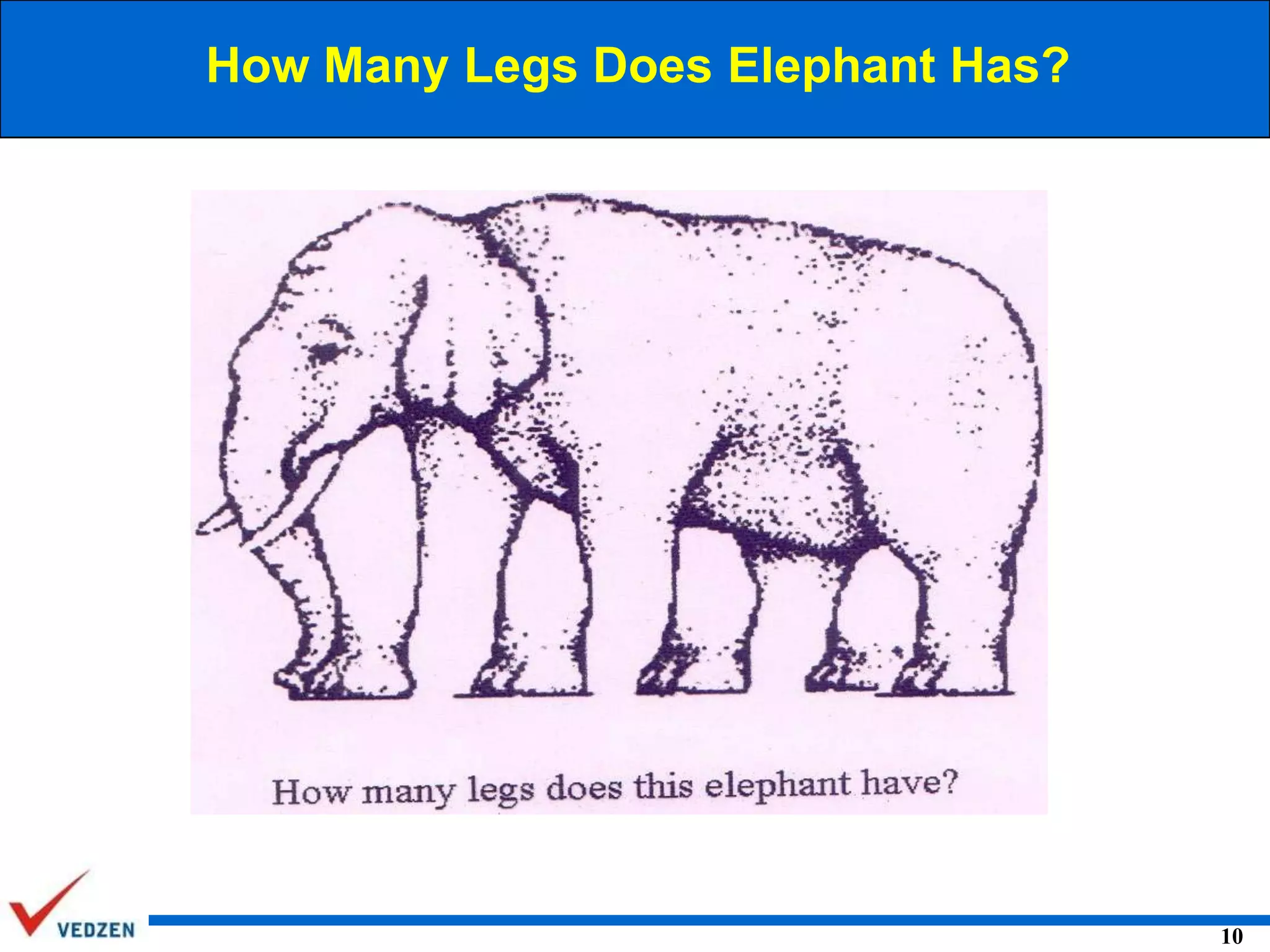 How Many Legs Does Elephant Has?

10

 