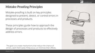 Mistake-Proofing: A Lean Approach to Error Prevention | PDF