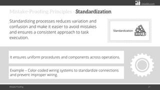 Mistake-Proofing: A Lean Approach to Error Prevention | PDF