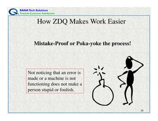 Mistake proofing & poka yoke | PDF