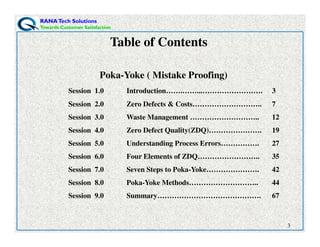 Mistake proofing & poka yoke | PDF