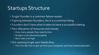 Mistakes that kill startups