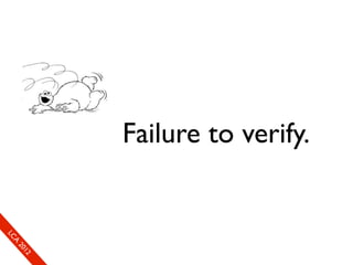 Failure to verify.
SLC
  CAAL
     01E
       2
     10
        2
        x
 
