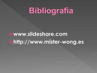  www.slideshare.com
 http://www.mister-wong.es
 