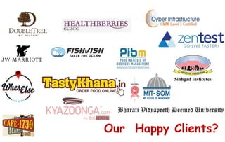 Our Happy Clients?
Sinhgad Institutes
 