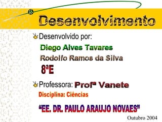 Desenvolvido por:
Professora:
Outubro 2004
 