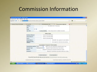 Commission Information