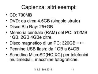 Dimensione Computer Misure informatiche | PDF