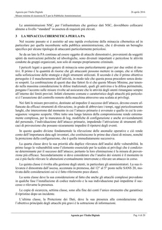 Misure minime di sicurezza informatica per le PA | PDF
