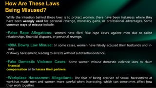 Misuse of Women's Protection Laws [Autosaved].pptx