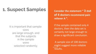 Suspect Samples Statistics Misuses of statistics | PPTX