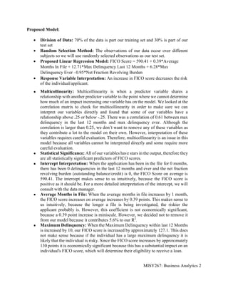 Fico Risk Model FICO Credit Risk Data | PDF