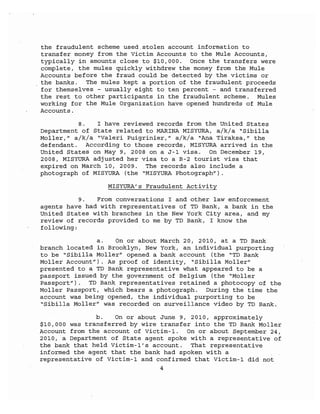 Misyura, marina complaint