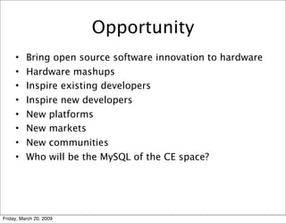 Investing in open source hw