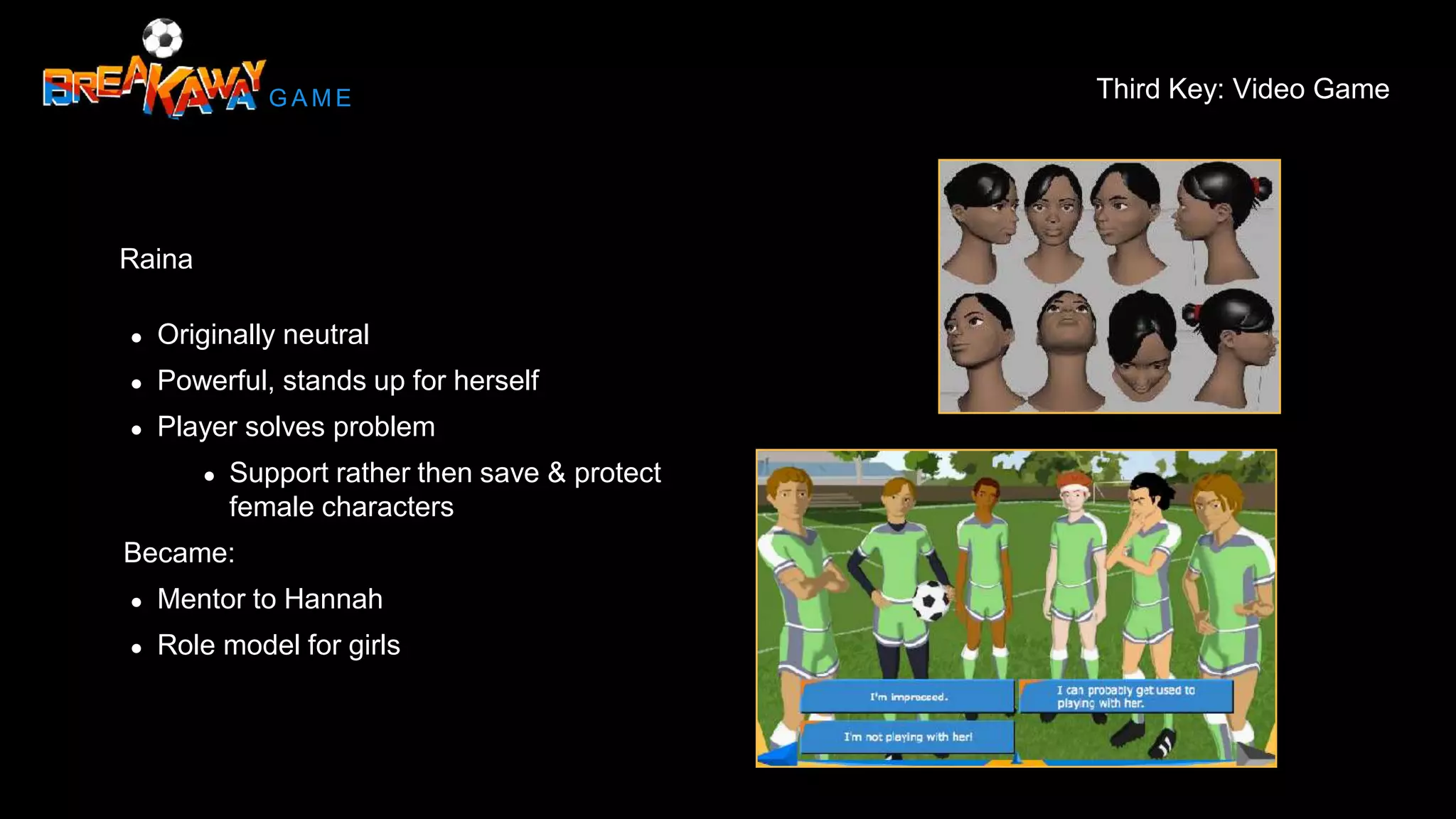Transitional Characters Players as Transitional Characters: How Youth Can “BREAKAWAY” from ...