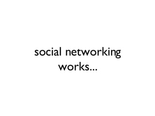 social networking works... 