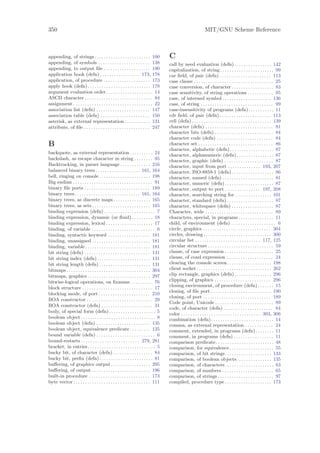 Mit gnu scheme reference manual