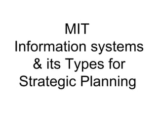 Mit Information Quality Program MIT information systmes | PPT