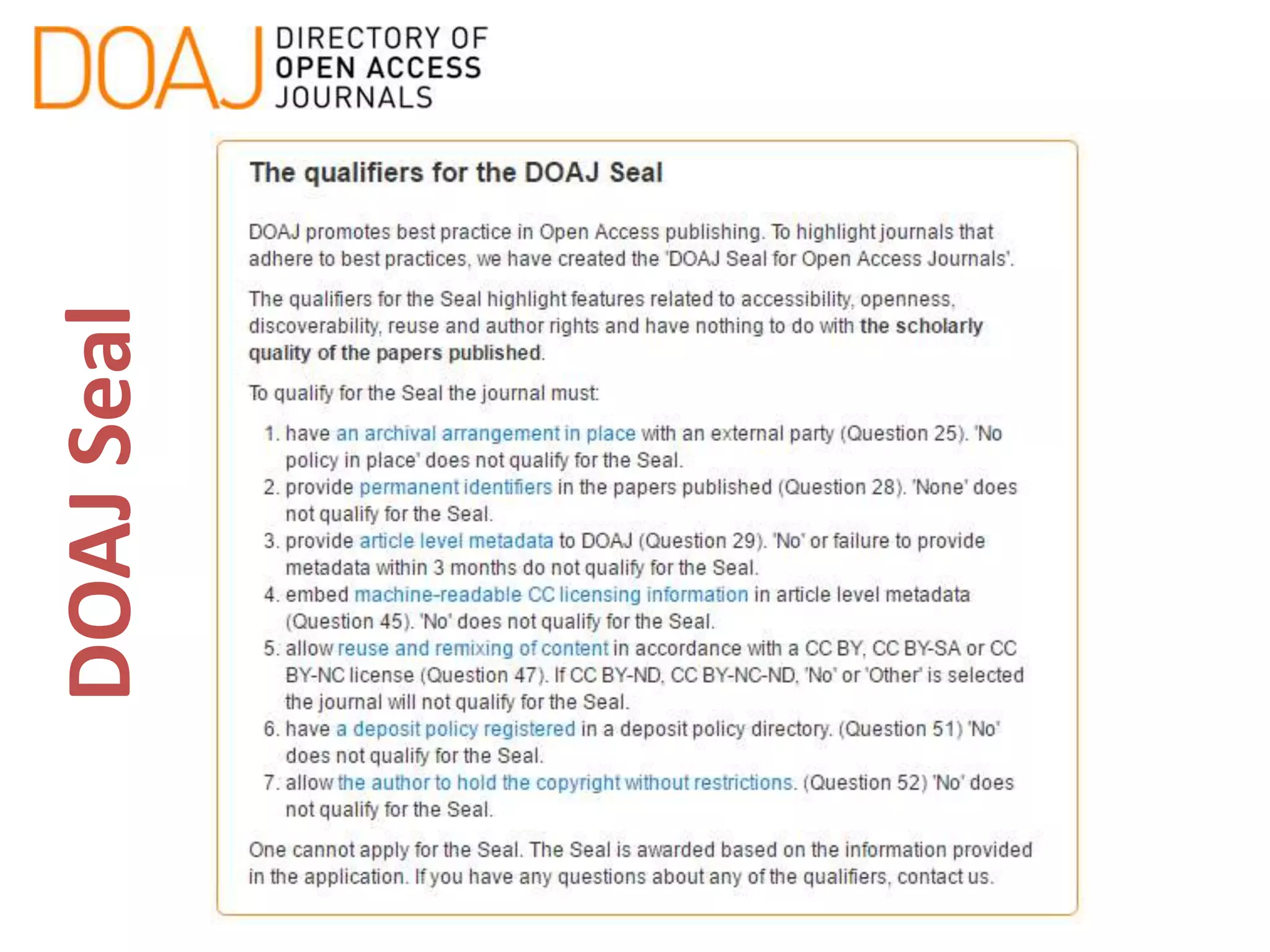 DOAJSeal
 