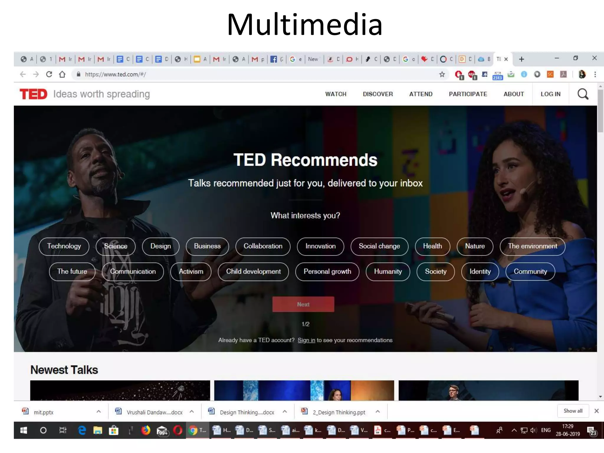 Multimedia
 
