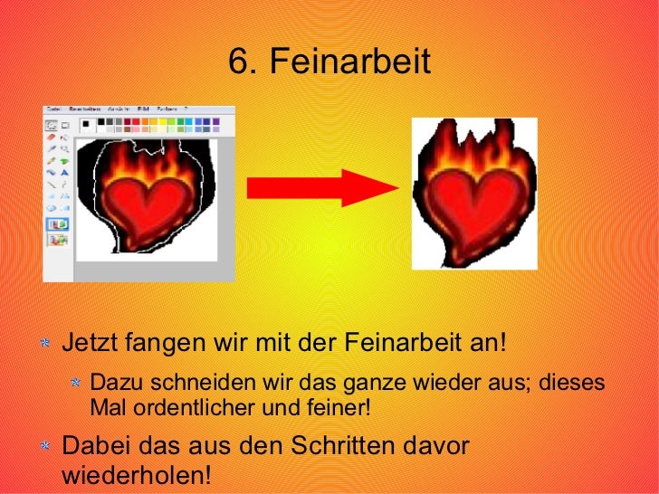 Mit Paint Arbeiten