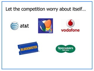 Let the competition worry about itself… 
