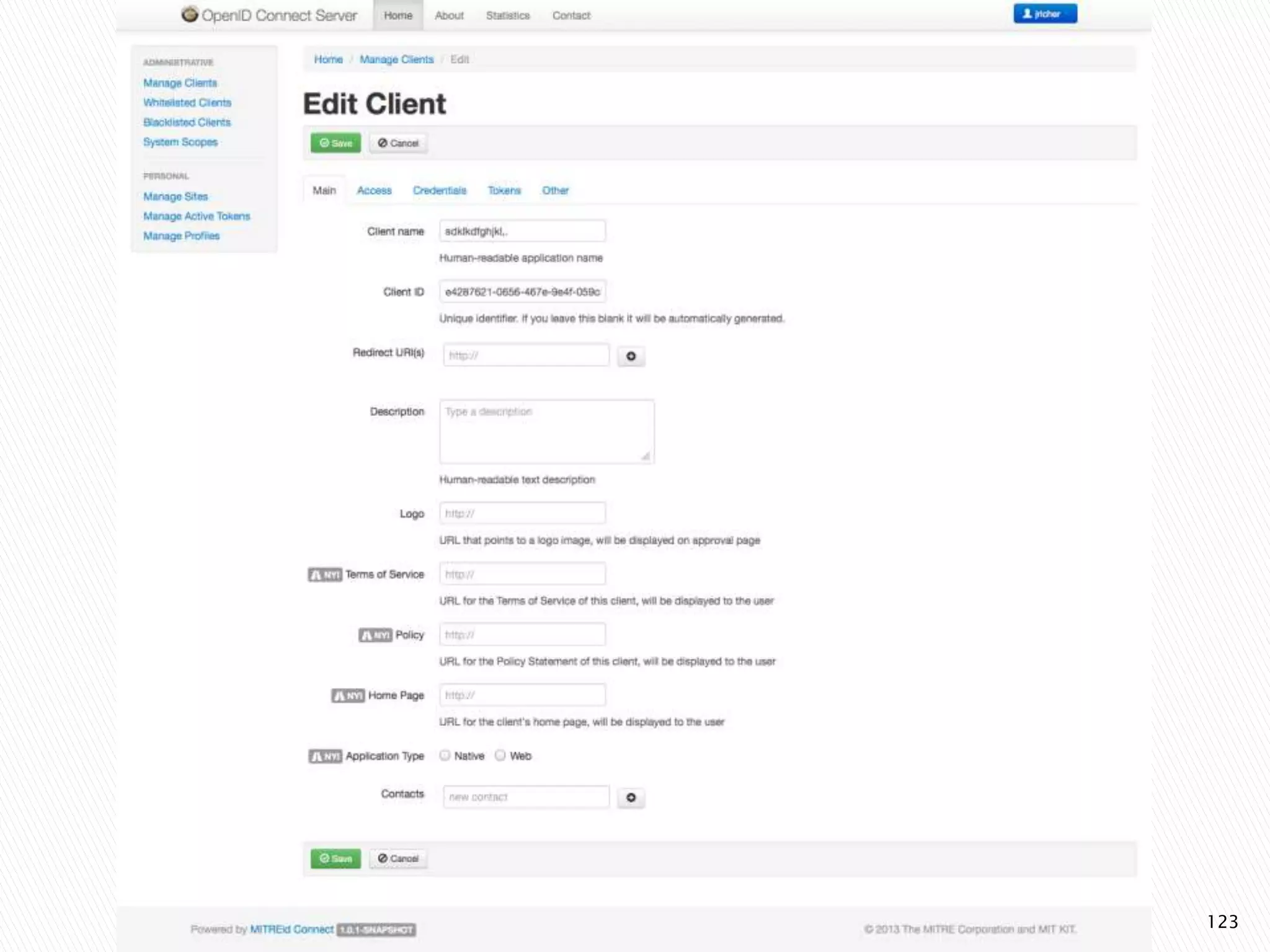 ©2013 The MITRE Corporation 123 
 