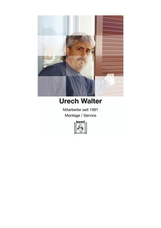 Mitarbeiter Porträts - bemü ag däniken