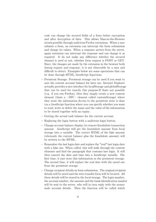 Man-In-The-Browser attacks | PDF