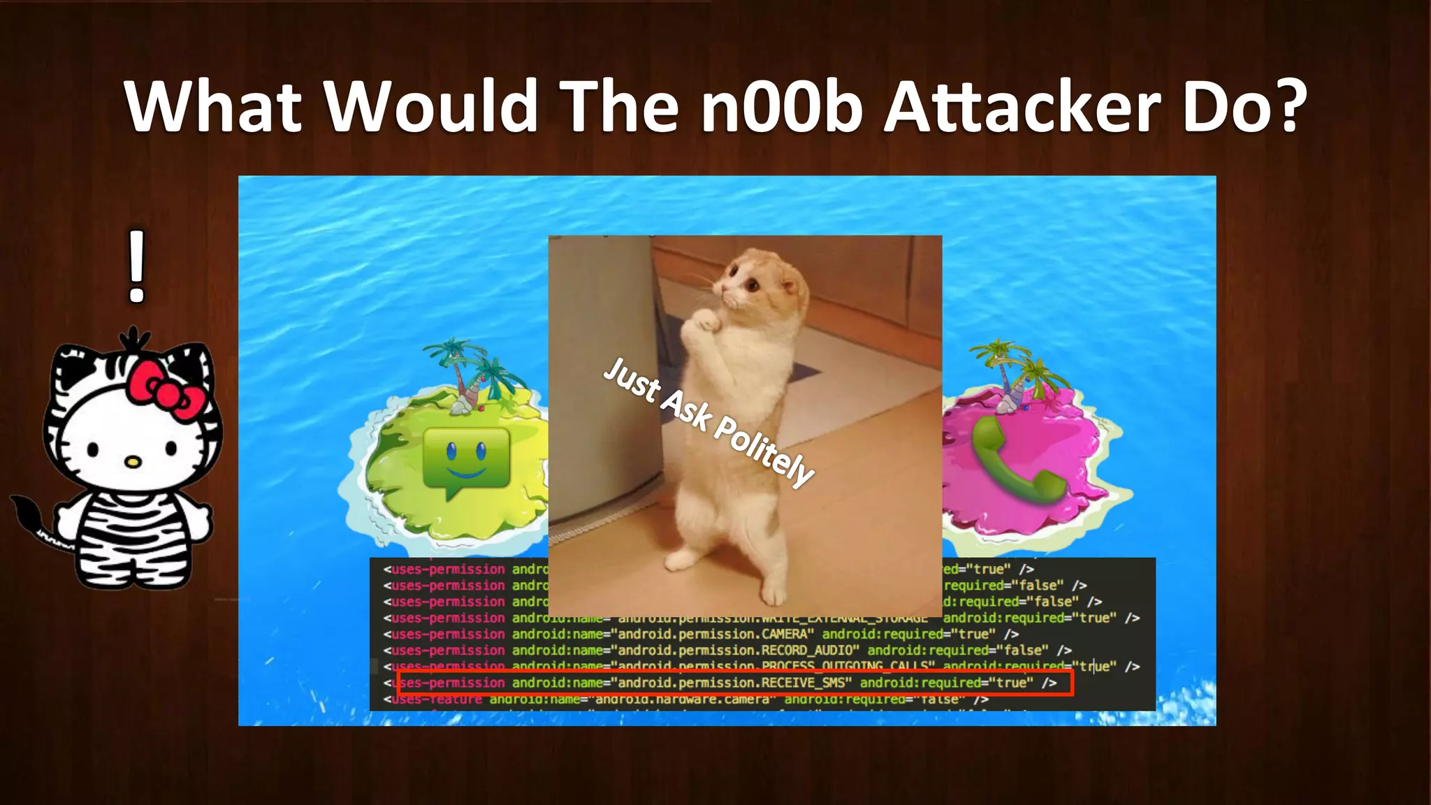 What	
  Would	
  The	
  n00b	
  A8acker	
  Do?	
  
 