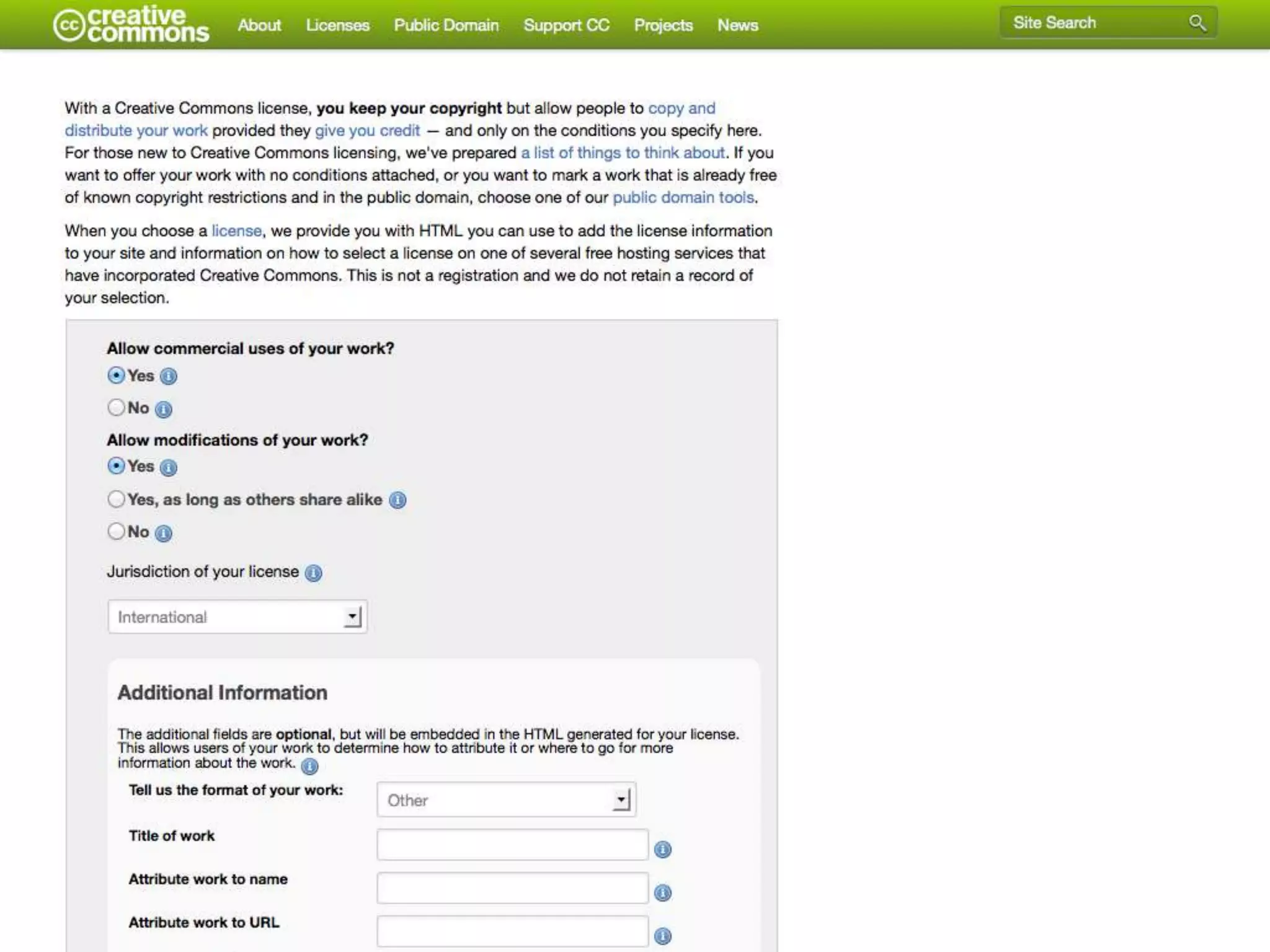 Creative Commons: Pick a
15
      License




     Unless otherwise specified, this work is licensed under a Creative Commons Attribution 3.0 United
 