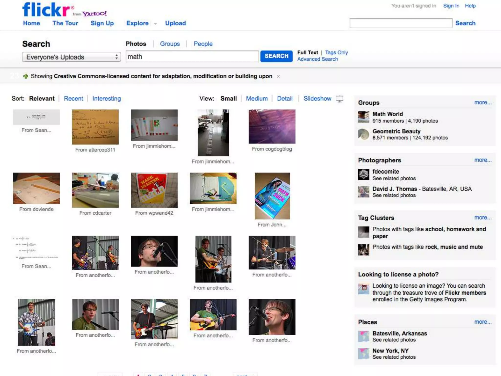 Flickr Search Results
23




     Unless otherwise specified, this work is licensed under a Creative Commons Attribution 3.0 United
 