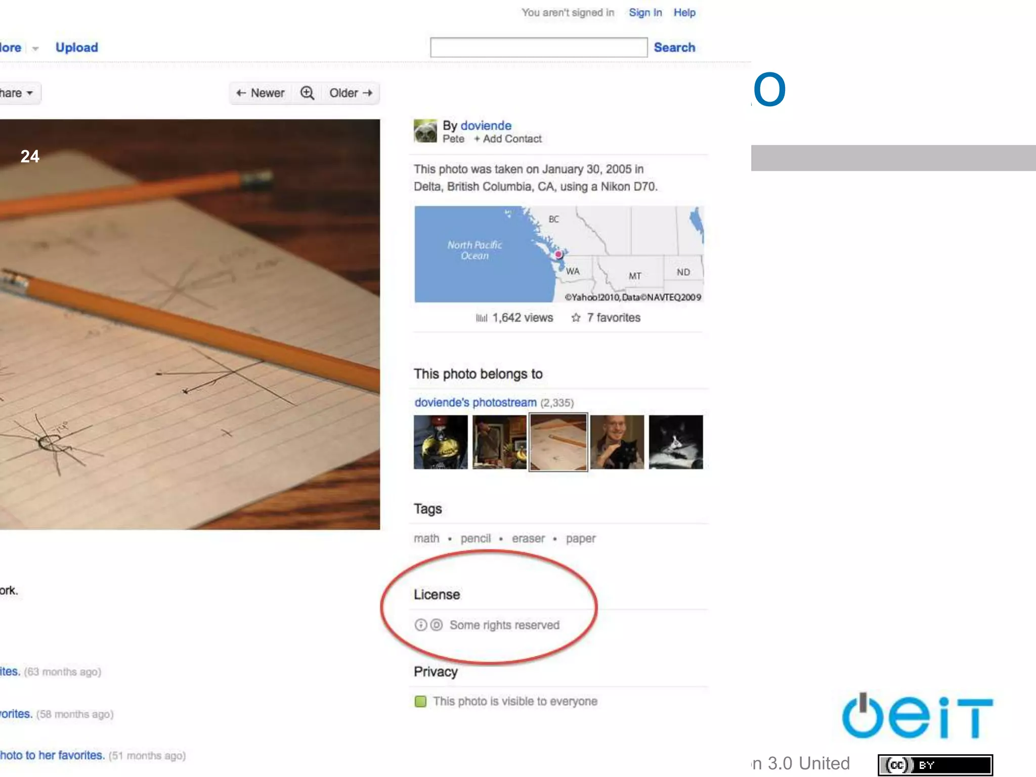 CC-Licensed Math Photo
24




     Unless otherwise specified, this work is licensed under a Creative Commons Attribution 3.0 United
 