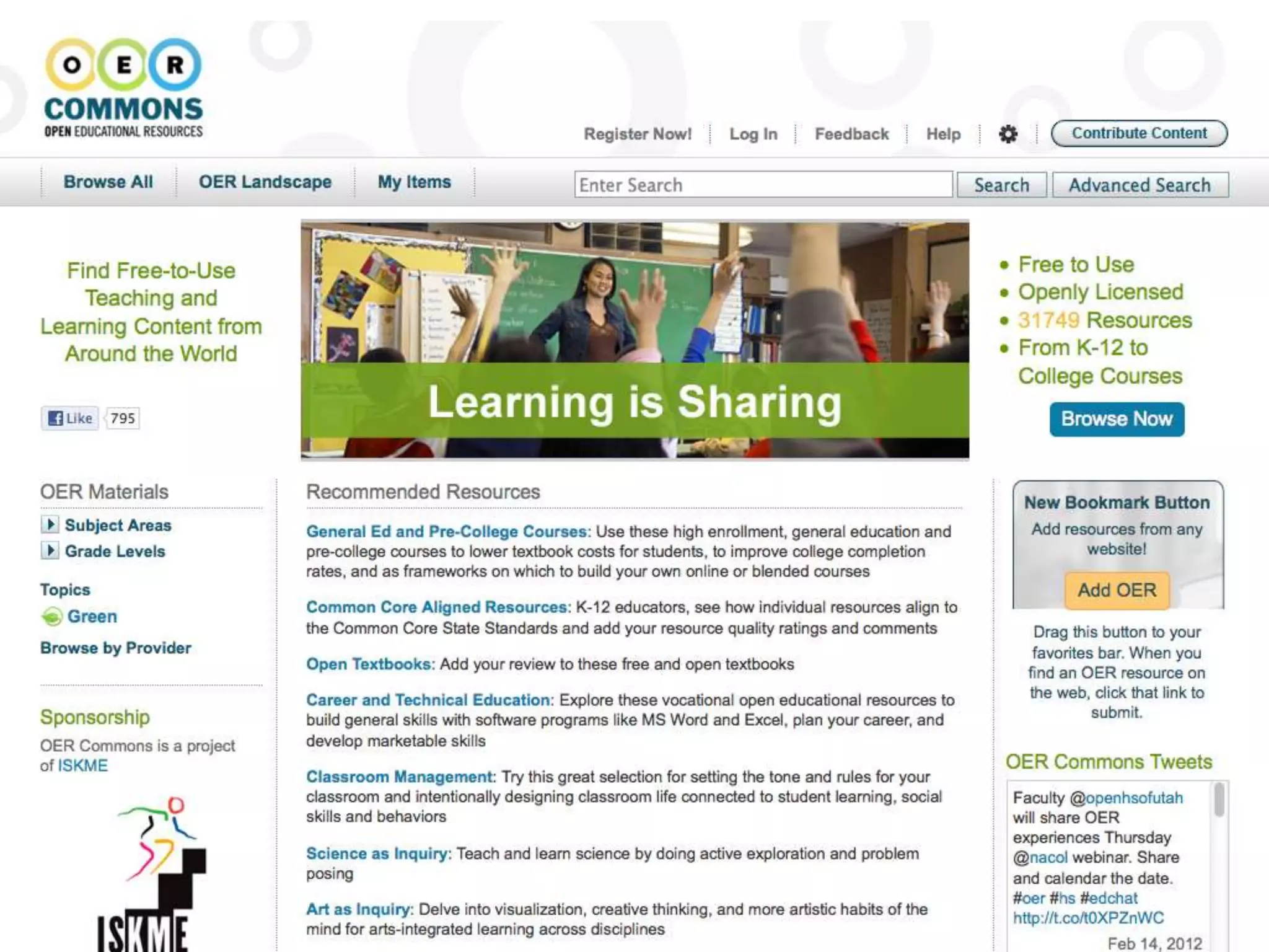 OER Commons
28


         www.oercommons.org




     Unless otherwise specified, this work is licensed under a Creative Commons Attribution 3.0 United
 