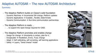 Adaptive AUTOSAR - The New AUTOSAR Architecture | PDF