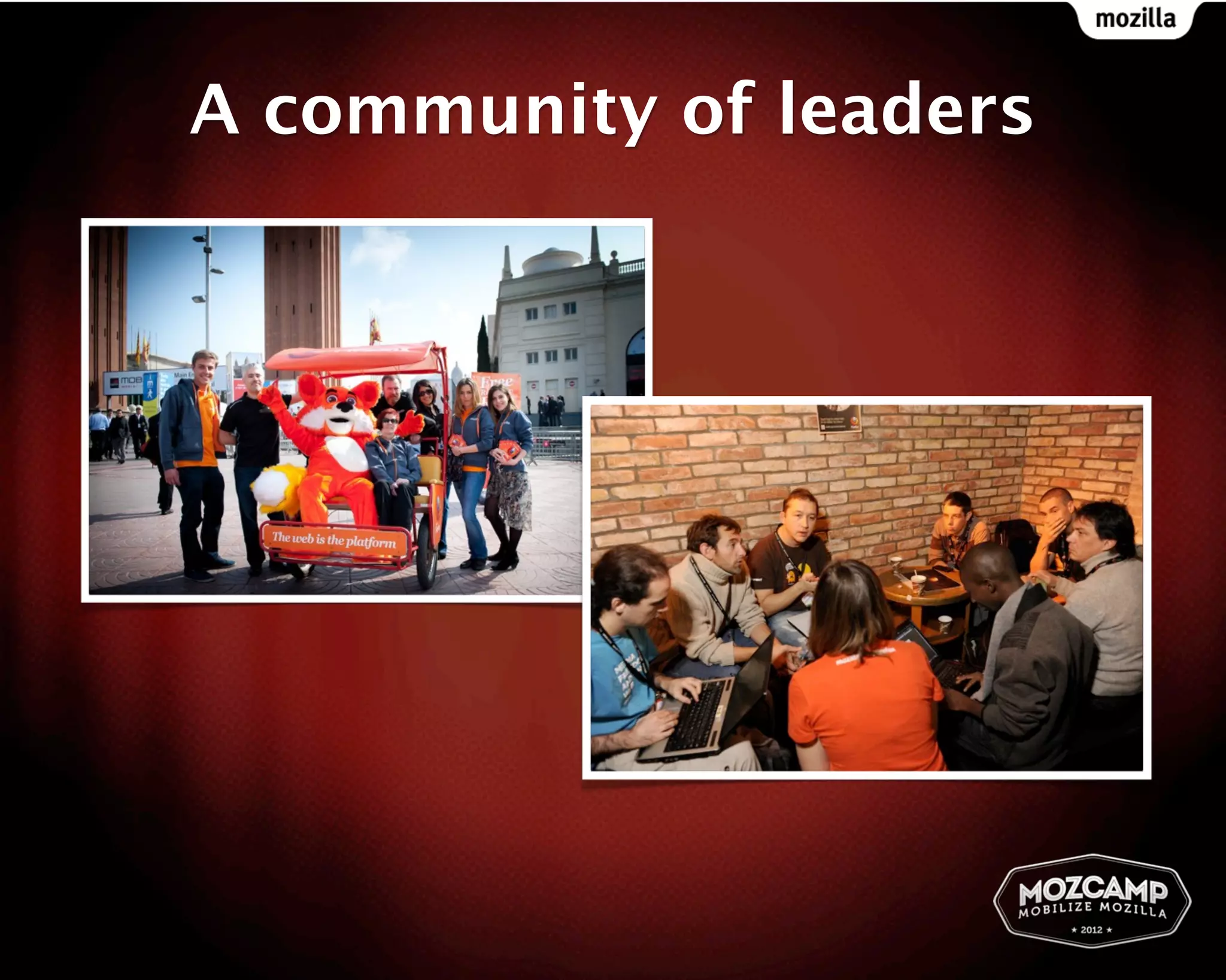 A community of leaders
 