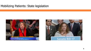 Mobilizing Patients: State legislation
6
 