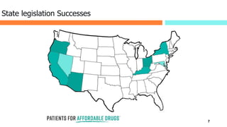 State legislation Successes
7
 