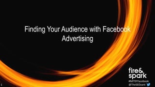 1
#MITEFFacebook
@TheSEOvant
Finding Your Audience with Facebook
Advertising
 