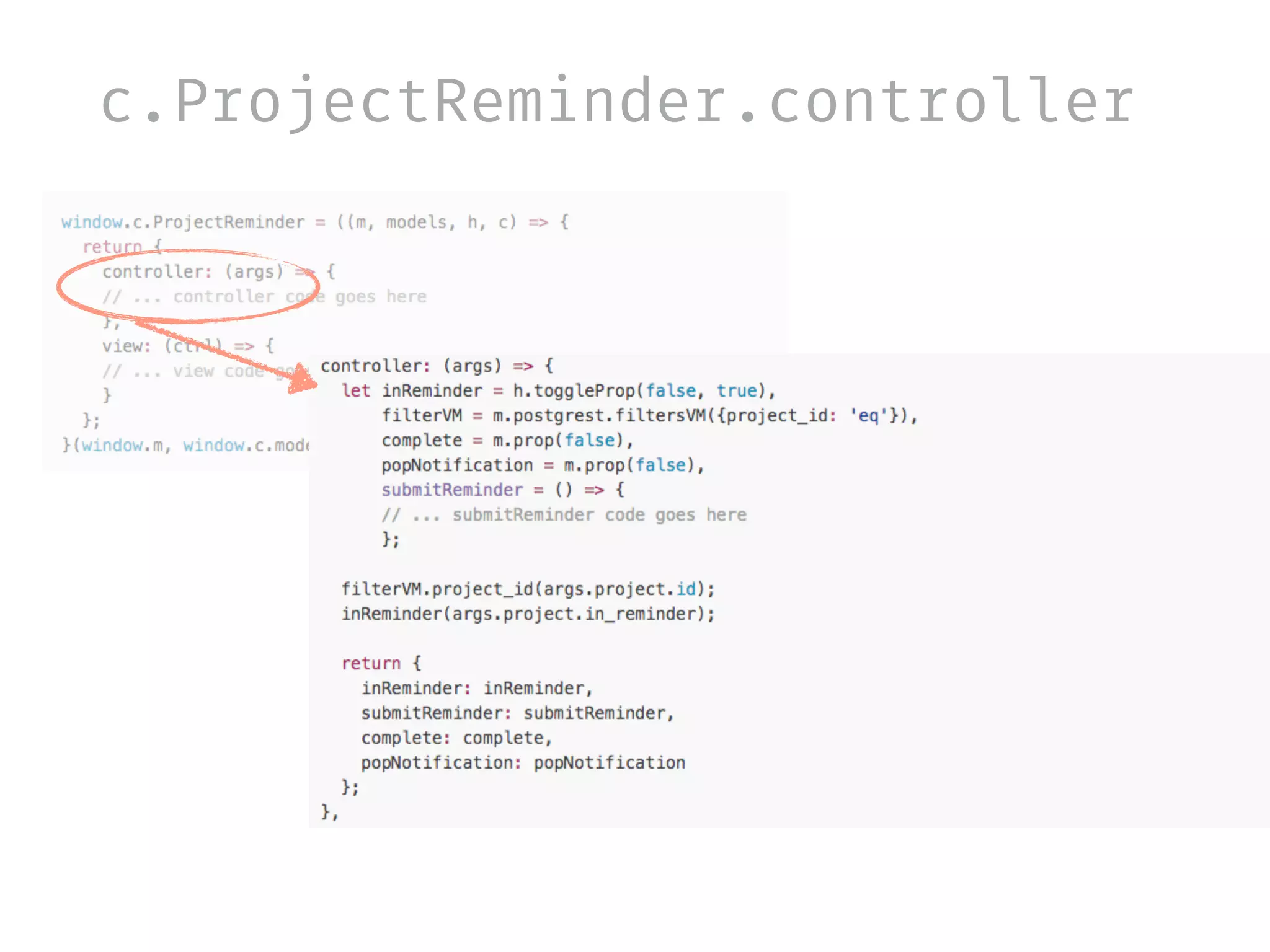 c.ProjectReminder.controller
 
