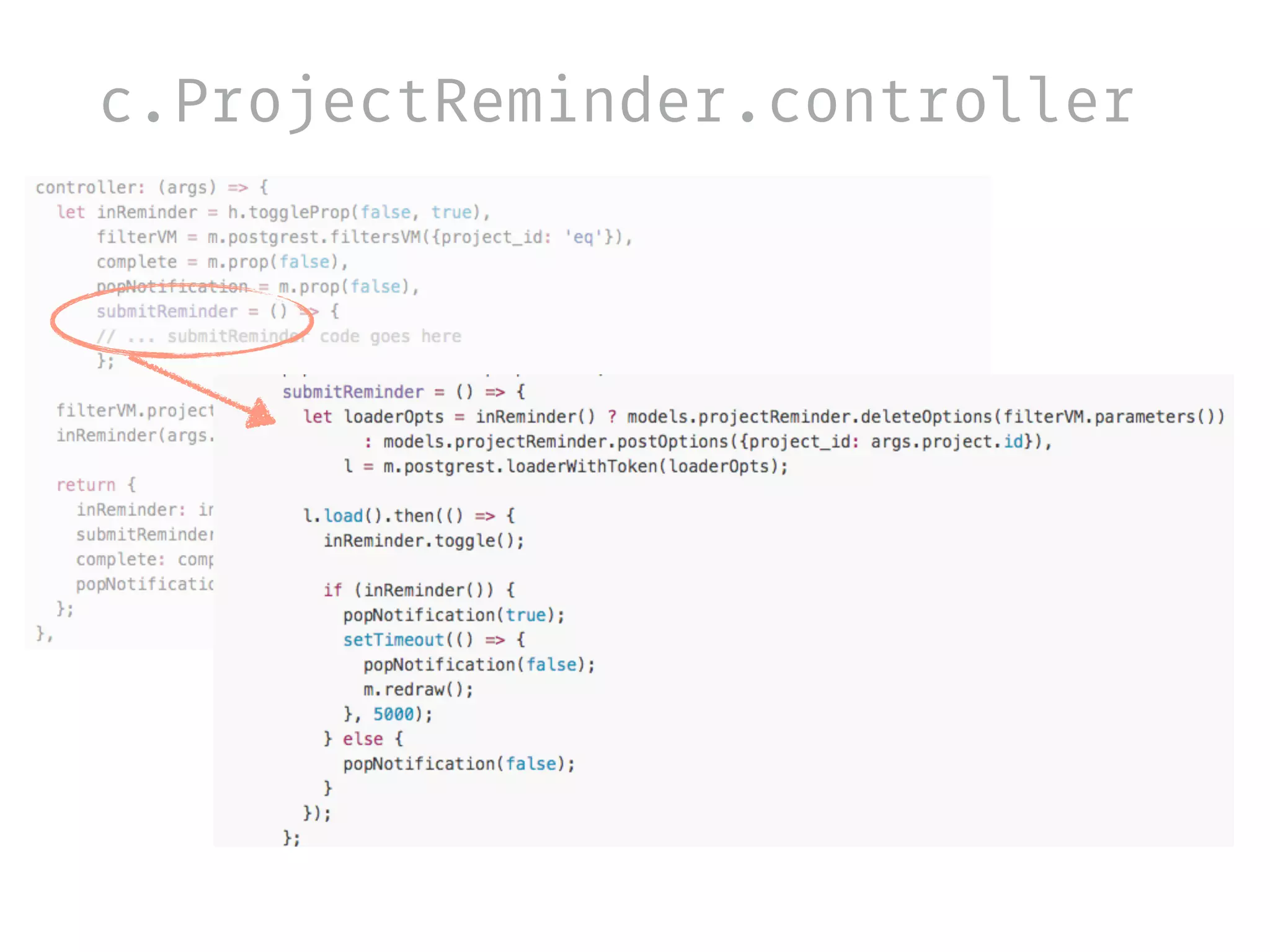c.ProjectReminder.controller
 
