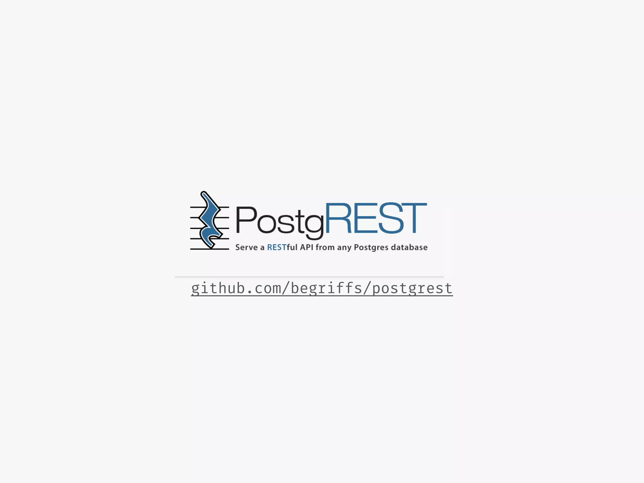 github.com/begriffs/postgrest
 