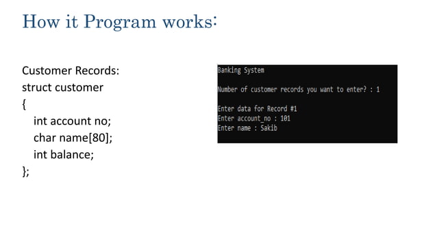 Bank Management System project | PPTX