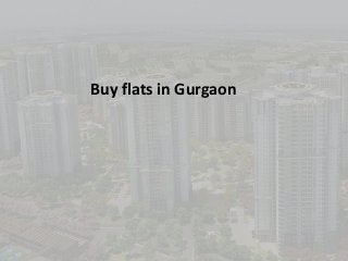Buy flats in Gurgaon
 