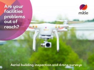 Are your
facilities
problems
out of
reach?
Aerial building inspection and drone surveys
 