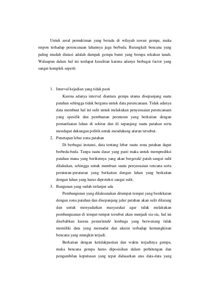 Laporan Mitigasi Bancana