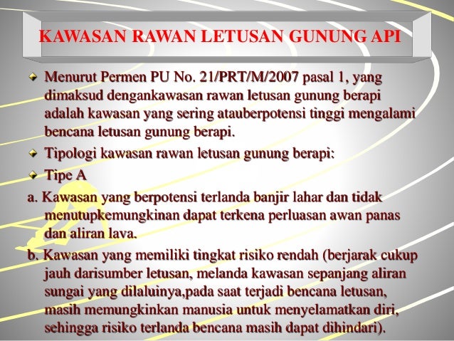 Mitigasi Bencana Gunung Api