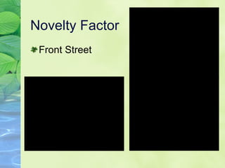 Novelty Factor Front Street 