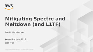 © 2018, Amazon Web Services, Inc. or its Affiliates. All rights reserved. Amazon Confidential and Trademark© 2018, Amazon ...