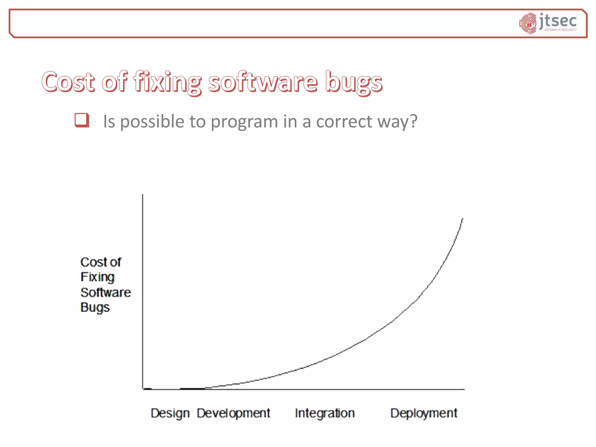  Is possible to program in a correct way?
 